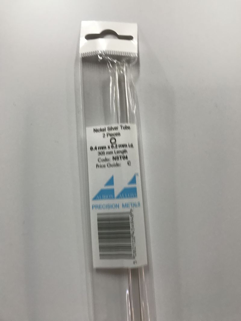 Nikkel Zilver Buis 0,40mm 2